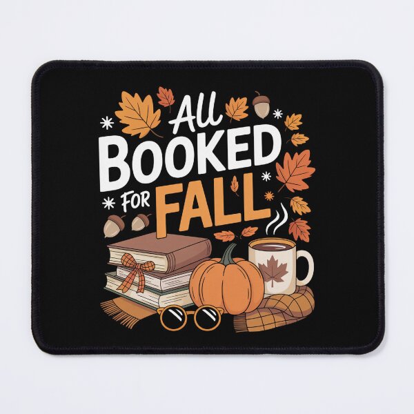 Item preview, All Booked for Fall – Cozy Autumn Reading Vibes designed and sold by The Loved Label.
