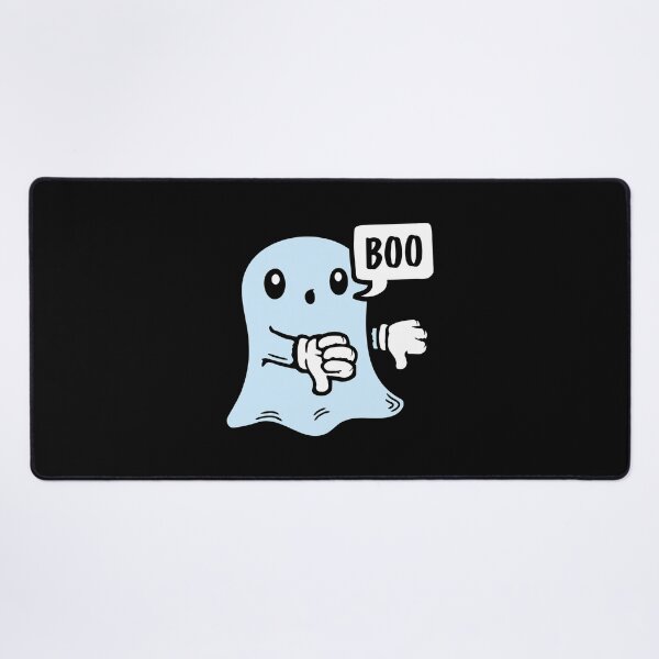Item preview, Ghost Boo Thumbs Down Halloween Funny Disapproval Comic designed and sold by shirt-o-mat.