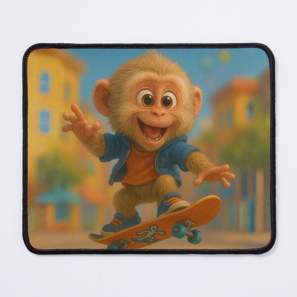 Item preview, Skater Macaque designed and sold by Sillytoe.