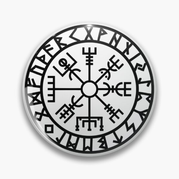 Artikelvorschau, Vegvisir - Futhark - Runen - Navigator - Wikinger entworfen und verkauft von zelimolssic.