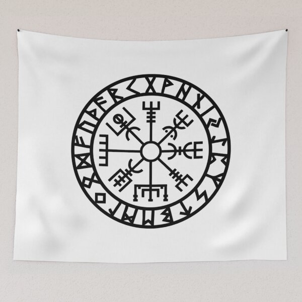Item preview, Vegvisir - Futhark - Runes - Navigator - Vikings  	 designed and sold by zelimolssic.
