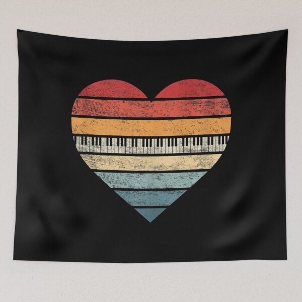 Item preview, Pianist 	 Retro Sunset Piano Keyboard Player Teacher 		 designed and sold by lannesodidoy.