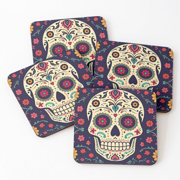 Item preview, Sugar Skull Halloween Skulls designed and sold by PatronesKawai.