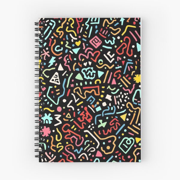 Item preview, Memphis Milano Neon Confetti - Retro 80s Abstract Geometric Pattern designed and sold by Esterlane.