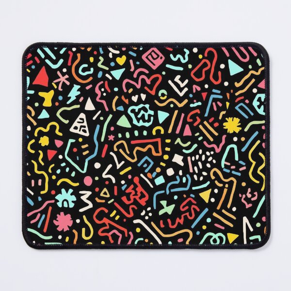 Item preview, Memphis Milano Neon Confetti - Retro 80s Abstract Geometric Pattern designed and sold by Esterlane.