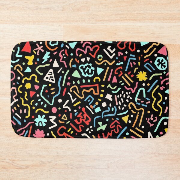 Item preview, Memphis Milano Neon Confetti - Retro 80s Abstract Geometric Pattern designed and sold by Esterlane.