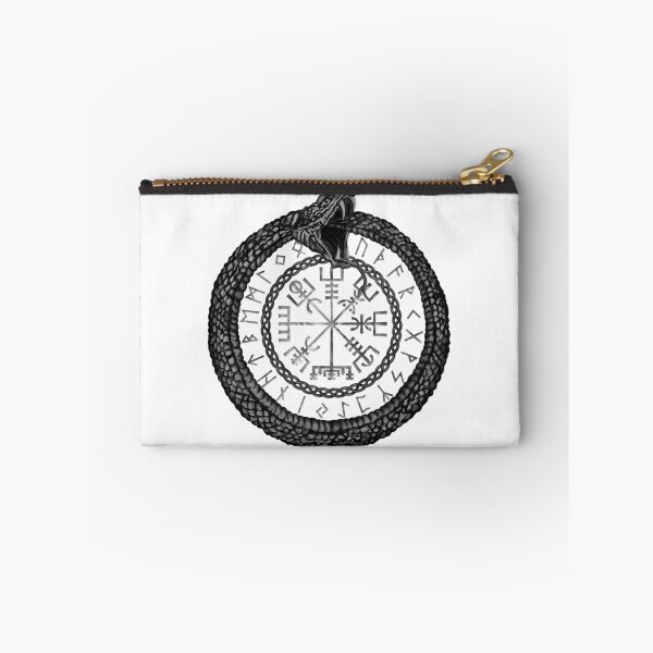 Item preview, Vegvisir With Ouroboros And Runes  	 designed and sold by zelimolssic.