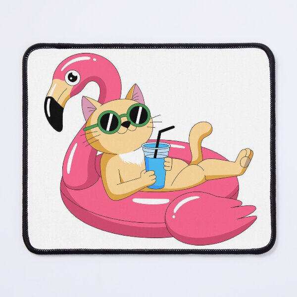 Item preview, Summer Chill -Floating Feline designed and sold by -INKECHO-.