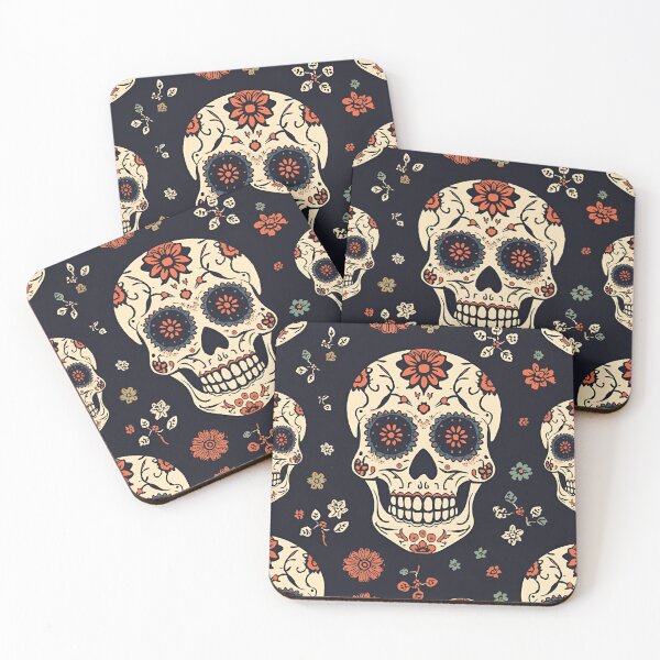 Item preview, Sugar Skull Halloween Skulls designed and sold by PatronesKawai.