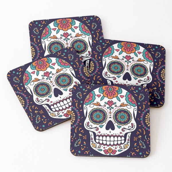 Item preview, Sugar Skull Halloween Skulls designed and sold by PatronesKawai.