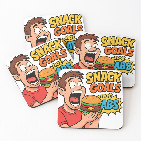 Item preview, Snack Goals, No Abs designed and sold by HeberJr79.