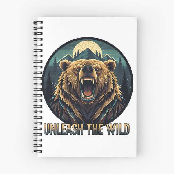 Item preview, Unleash the Wild - Roaring Grizzly Bear designed and sold by PanGieroj.