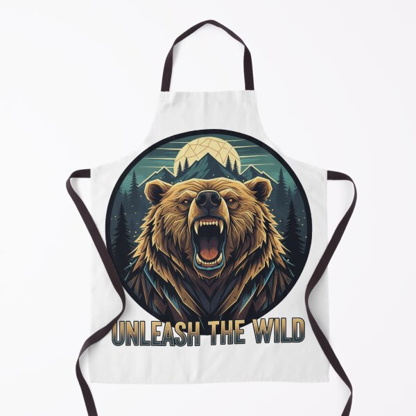 Item preview, Unleash the Wild - Roaring Grizzly Bear designed and sold by PanGieroj.