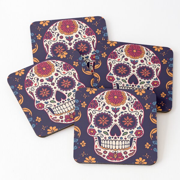 Item preview, Sugar Skull Halloween Skulls designed and sold by PatronesKawai.