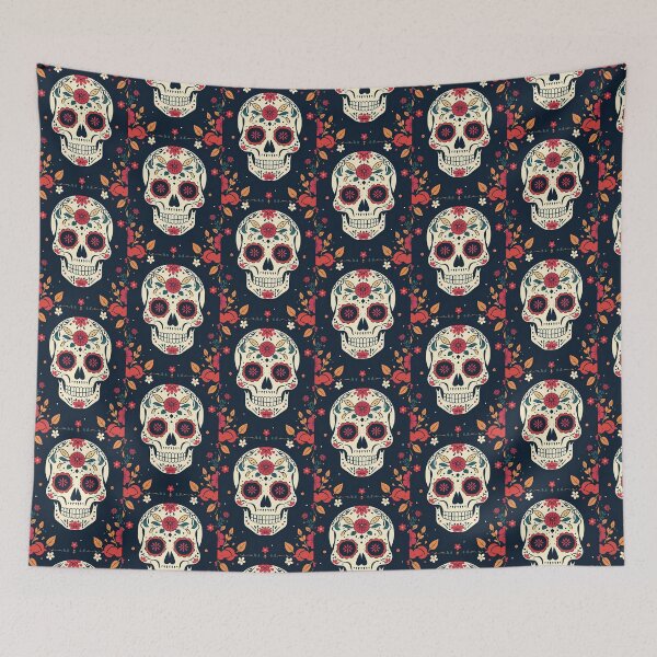 Item preview, Sugar Skull Halloween Skulls designed and sold by PatronesKawai.