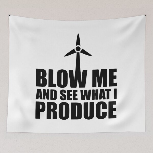 Item preview, Wind Turbine - Blow Me And See What I Produce 	 	 designed and sold by unggulsirun2.