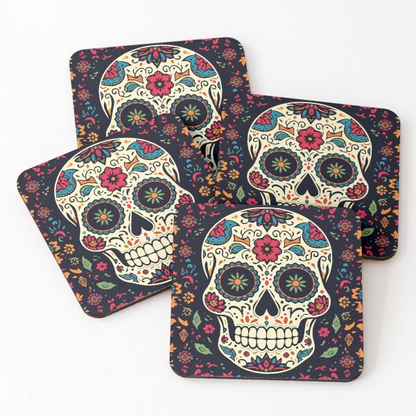 Item preview, Sugar Skull Halloween Skulls designed and sold by PatronesKawai.