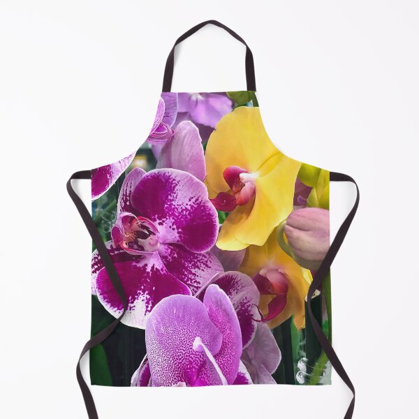 Item preview, Tropical Magenta-Pink And Yellow Orchid Flowers designed and sold by DEC02.