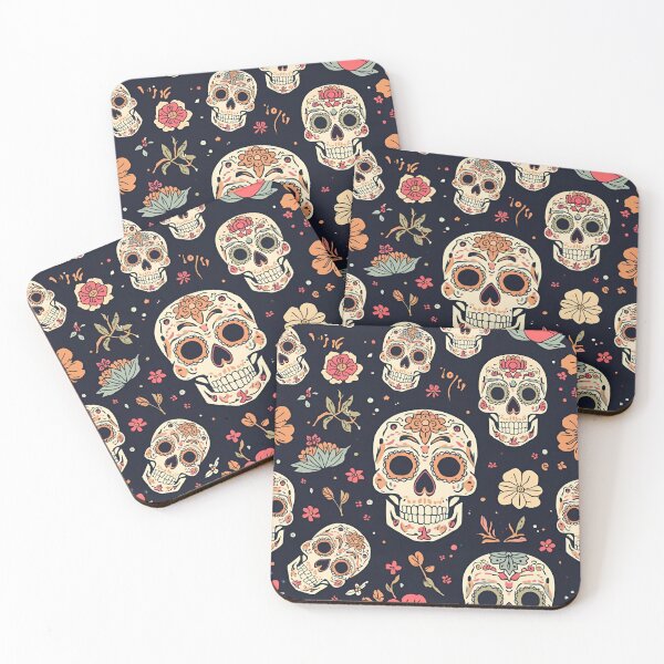Item preview, Sugar Skull Halloween Skulls designed and sold by PatronesKawai.