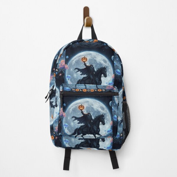 Item preview, Halloween Headless Horseman amidst glowing air blooms on the moo designed and sold by alkareem-ca.
