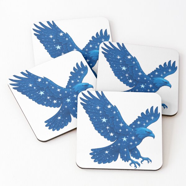 Item preview, Cosmic Blue Eagle With Shimmering Starry Wings designed and sold by kylmllr101684.
