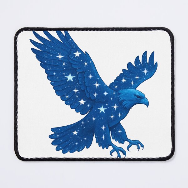 Item preview, Cosmic Blue Eagle With Shimmering Starry Wings designed and sold by kylmllr101684.