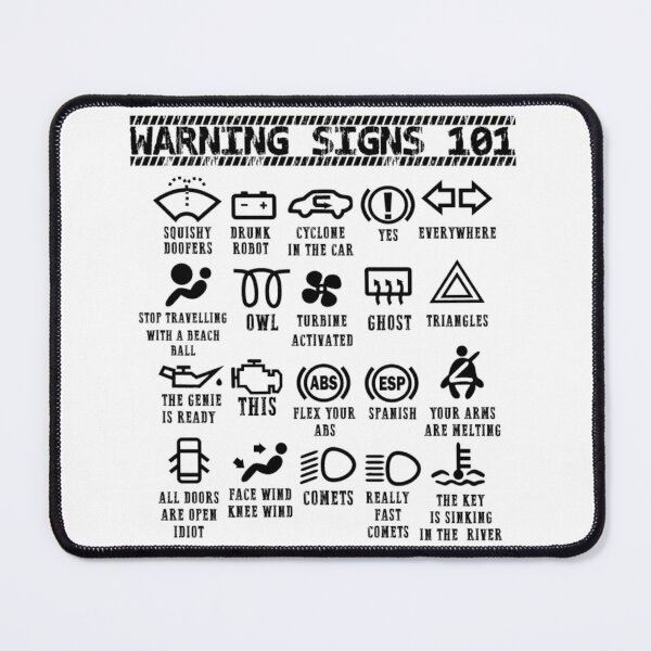Item preview, Warning Signs 101 Funny Auto Mechanic 	 For 	 	   	 designed and sold by semetashabeta.