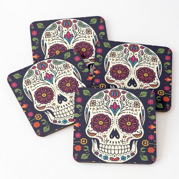 Item preview, Sugar Skull Halloween Skulls designed and sold by PatronesKawai.