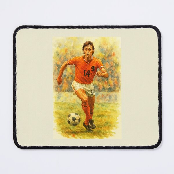 Item preview, Johan Cruyff Classic Football Legend designed and sold by Sarcastic designs.