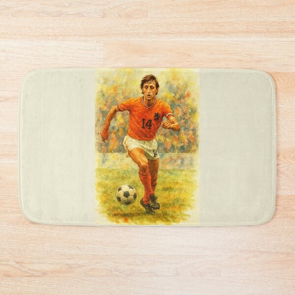 Item preview, Johan Cruyff Classic Football Legend designed and sold by Sarcastic designs.