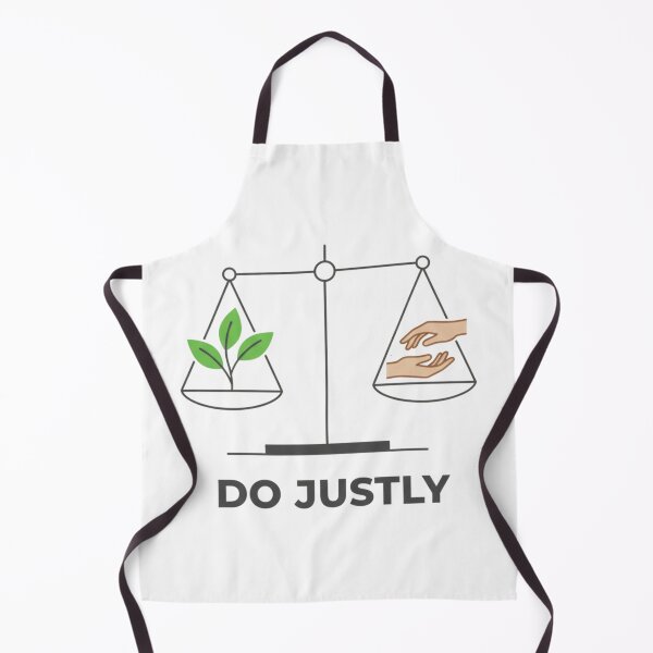 Item preview, Do Justly Balanced Scales with Hands and Leaves Illustration. designed and sold by loveandlightrb.