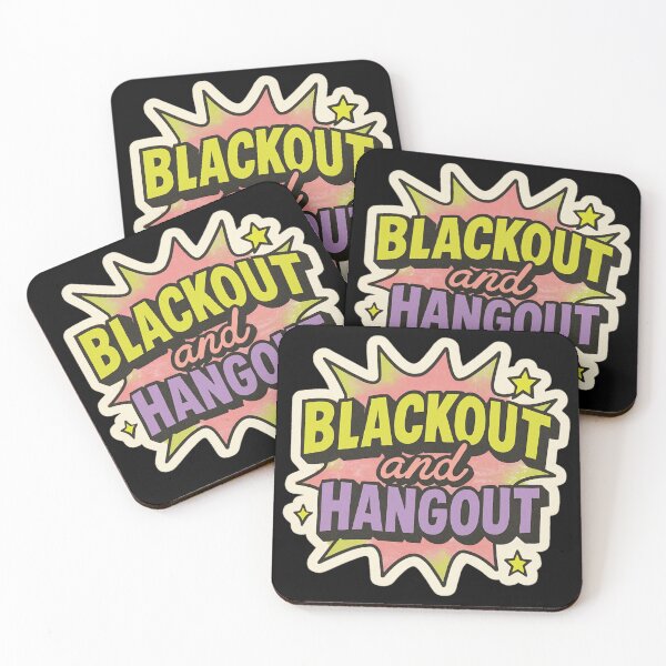 Item preview, Funny Blackout Quote Sticker – Retro Pop Art Dark Humor, Cozy Apocalypse Aesthetic designed and sold by JacobKAurumhead.