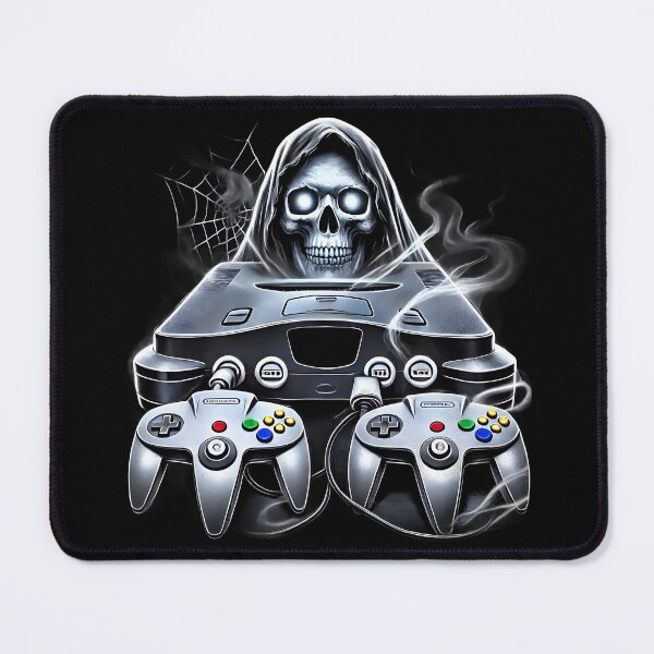 Item preview, Grim Reaper Haunting a Retro Console Design. designed and sold by The-T-In-Retro.