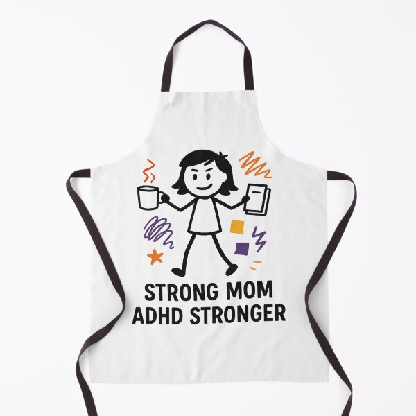 Item preview, Strong Mom ADHD Stronger – Funny ADHD Parenting Coffee & Chaos Design designed and sold by MomParentADHD.