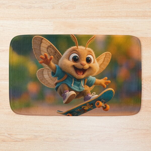 Item preview, Skater Armyworm Moth designed and sold by Sillytoe.