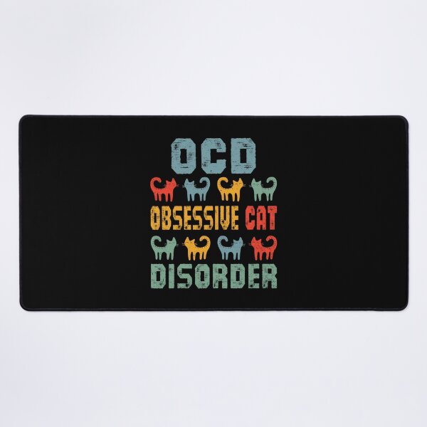 Item preview, OCD Obsessive Cat Disorder Funny Cat Lover 	 		 designed and sold by guguamoojidr.