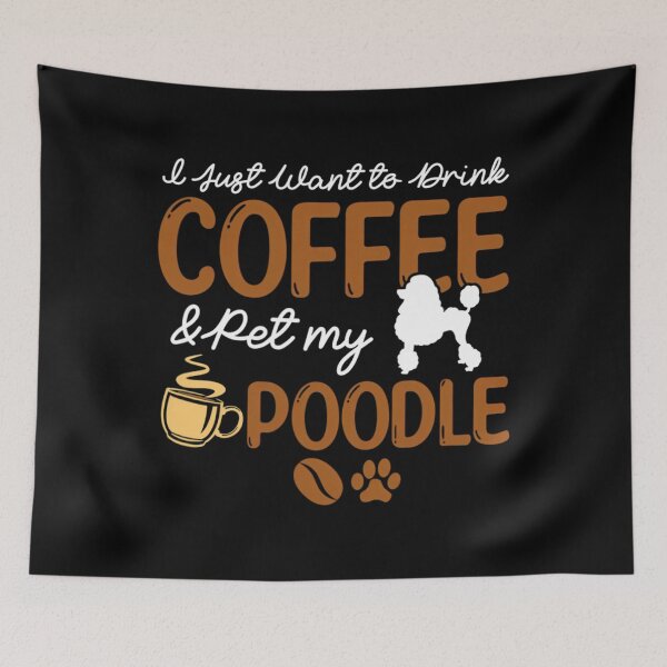 Item preview, Funny Coffee Lover Poodle Dog Owner 	 Poodle Dog Mom 		 designed and sold by jailumanfoz.