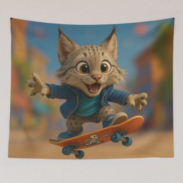 Item preview, Skater Balkan Lynx designed and sold by Sillytoe.