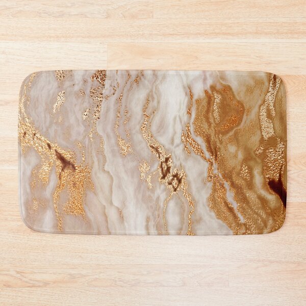 Item preview, Glamorous Gold (Faux) Glitter Vein (Faux) Marble With (Faux) Coppery Sparkles designed and sold by DEC02.