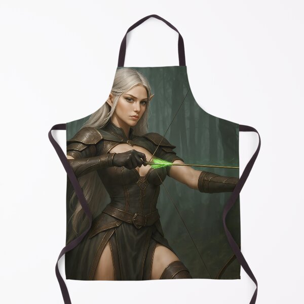 Item preview, Elf Archer Waifu – Fantasy Elf with Bow designed and sold by NorseDrip.