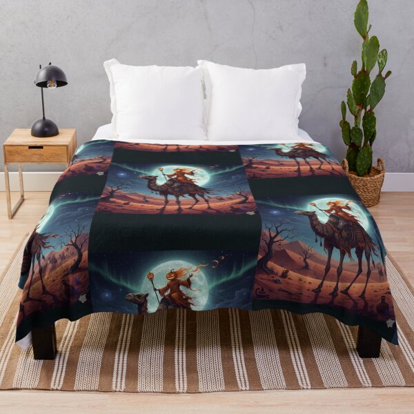 Item preview, Desert Halloween Art: The Phantom Camel Rider designed and sold by alkareem-ca.