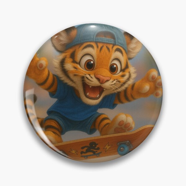 Item preview, Skater Bengal Tiger designed and sold by Sillytoe.