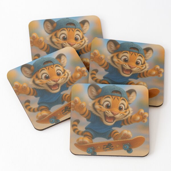 Item preview, Skater Bengal Tiger designed and sold by Sillytoe.