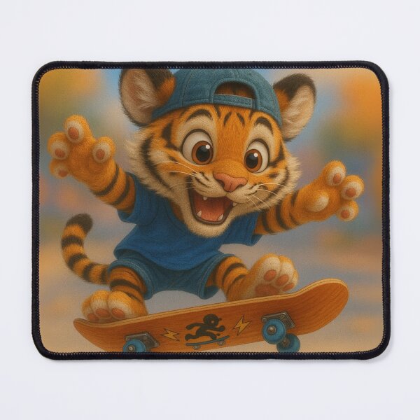 Item preview, Skater Bengal Tiger designed and sold by Sillytoe.