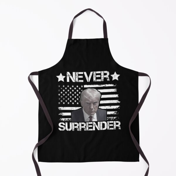 Item preview, Trump Mug Shot Never Surrender President USA Flag Vintage designed and sold by lovishmoterom.