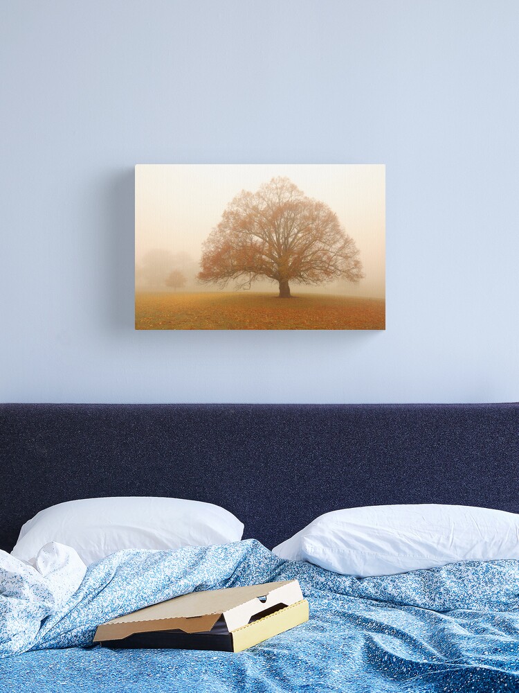 Canvas Print, Autumn Fog, Daylesford, Australia designed and sold by Michael Boniwell