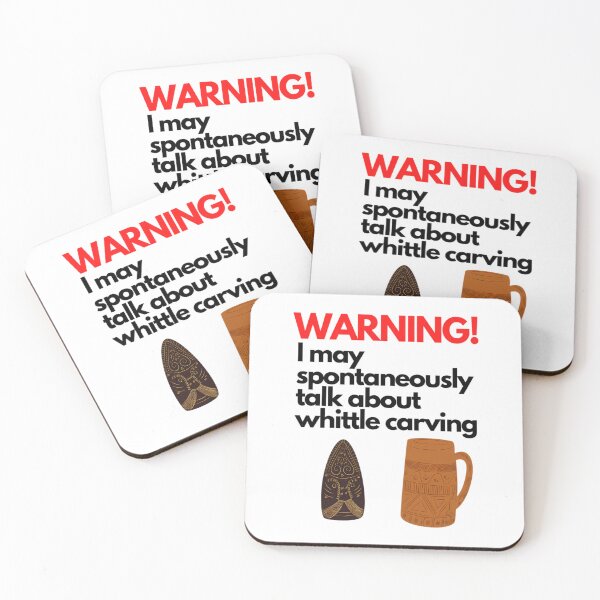 Item preview, Warning! Whittle Carving Talk  	 designed and sold by semetashabeta.
