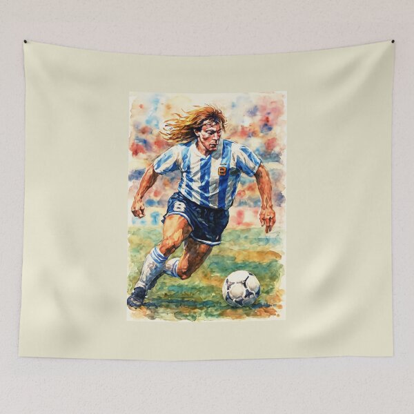 Item preview, Claudio Caniggia Classic Football Legend designed and sold by Sarcastic designs.