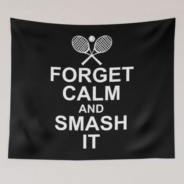 Item preview, Funny Sayings Forget Clam and Smash It Tennis Player 	 		 designed and sold by litabegorrisn.