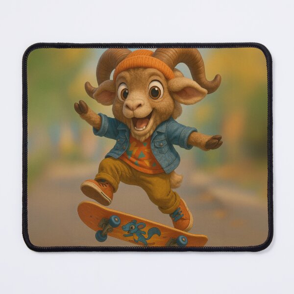 Item preview, Skater Bighorn Sheep designed and sold by Sillytoe.